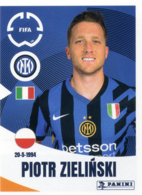 Panini Club World Cup 2025 #330 -  Piotr Zielinski (FC Inter Milan)
