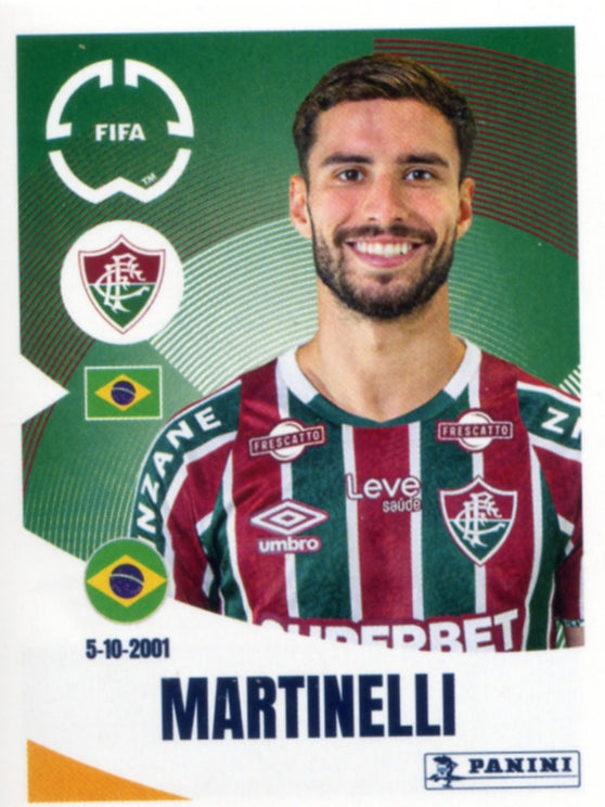 Panini Club World Cup 2025 #341 -  Matheus Martinelli (Fluminense FC)