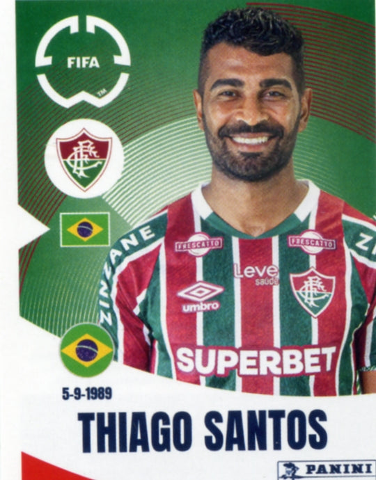 Panini Club World Cup 2025 #340 -  Thiago Santos (Fluminense FC)