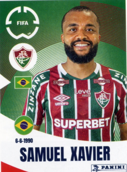 Panini Club World Cup 2025 #339 -  Samuel Xavier (Fluminense FC)