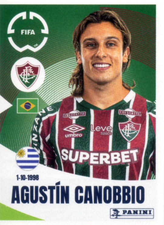 Panini Club World Cup 2025 #345 -  Agustín Canobbio (Fluminense FC)