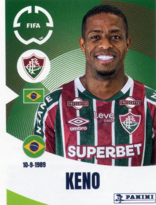 Panini Club World Cup 2025 #348 -  Keno (Fluminense FC)
