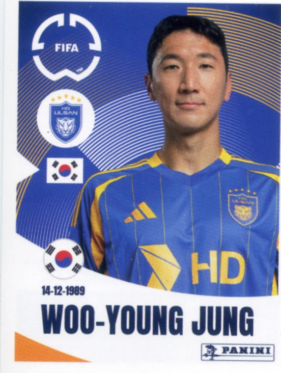 Panini Club World Cup 2025 #381 -  Woo-young Jung (Ulsan HD FC)