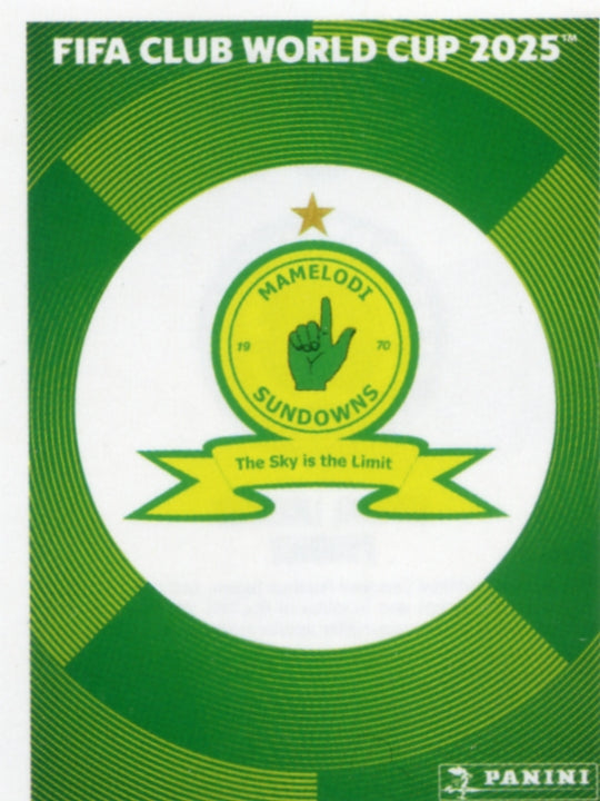 Panini Club World Cup 2025 #389 -  Escudo (Mamelodi Sundowns FC)