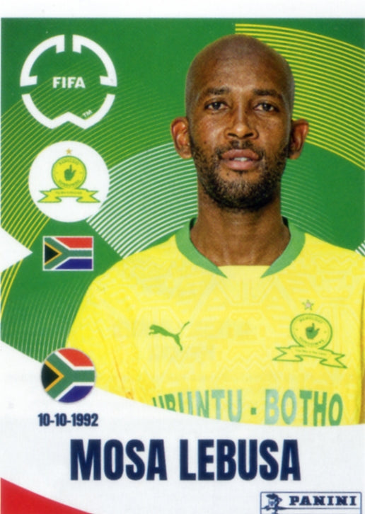 Panini Club World Cup 2025 #395 -  Mosa Lebusa (Mamelodi Sundowns FC)