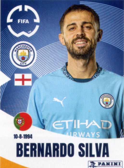 Panini Club World Cup 2025 #414 -  Bernardo Silva (Manchester City)