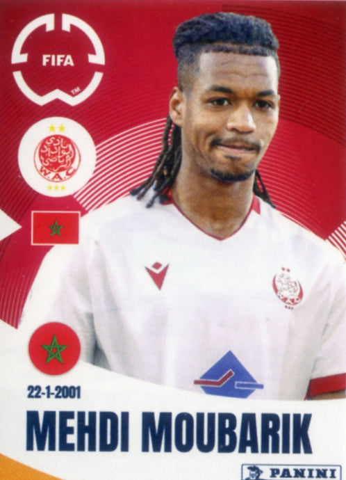 Panini Club World Cup 2025 #434 -  Mehdi Moubarik (Wydad AC)