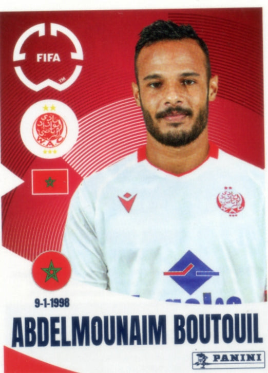 Panini Club World Cup 2025 #429 -  Abdelmounaim Boutouil (Wydad AC)