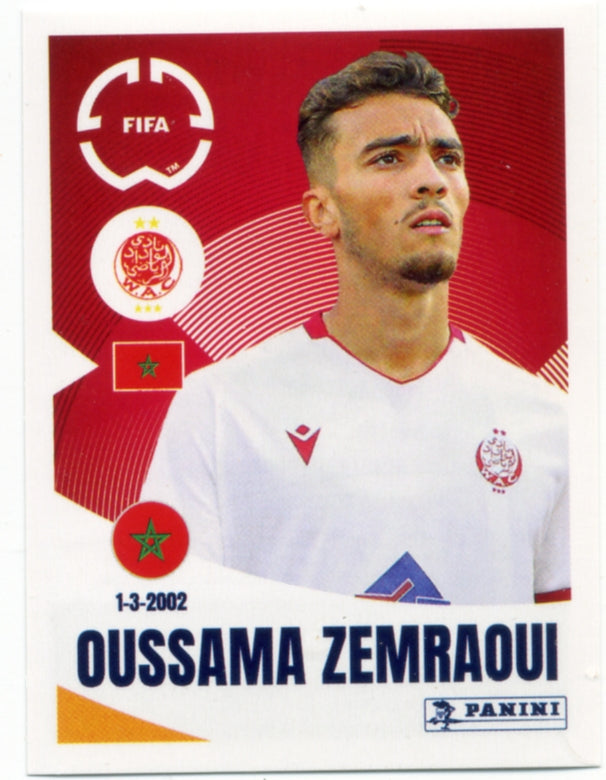 Panini Club World Cup 2025 #435 -  Oussama Zemraoui (Wydad AC)
