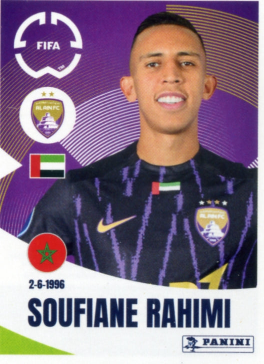 Panini Club World Cup 2025 #459 -  Soufiane Rahimi (Al-Ain FC)