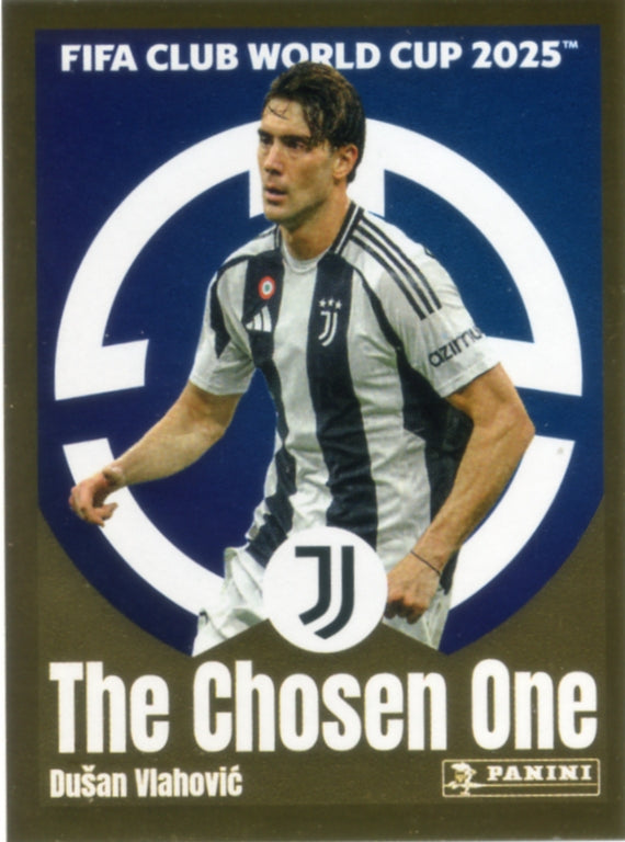 Panini Club World Cup 2025 #475 - Dusan Vlahovic - The Chosen One (Juventus FC)