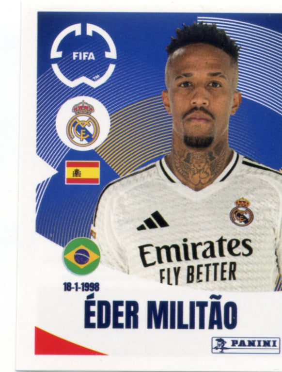 Panini Club World Cup 2025 #481 -  Éder Militão (Real Madrid)