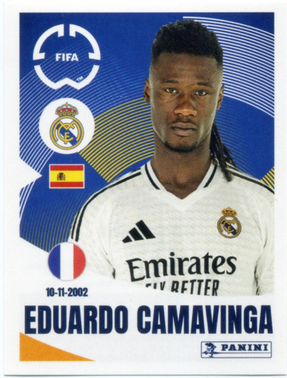 Panini Club World Cup 2025 #488 -  Eduardo Camavinga (Real Madrid)