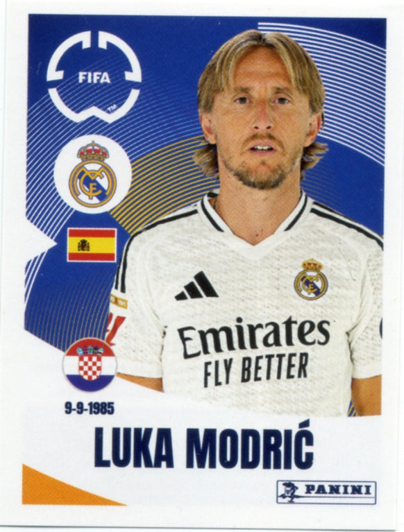 Panini Club World Cup 2025 #487 -  Luka Modric (Real Madrid)