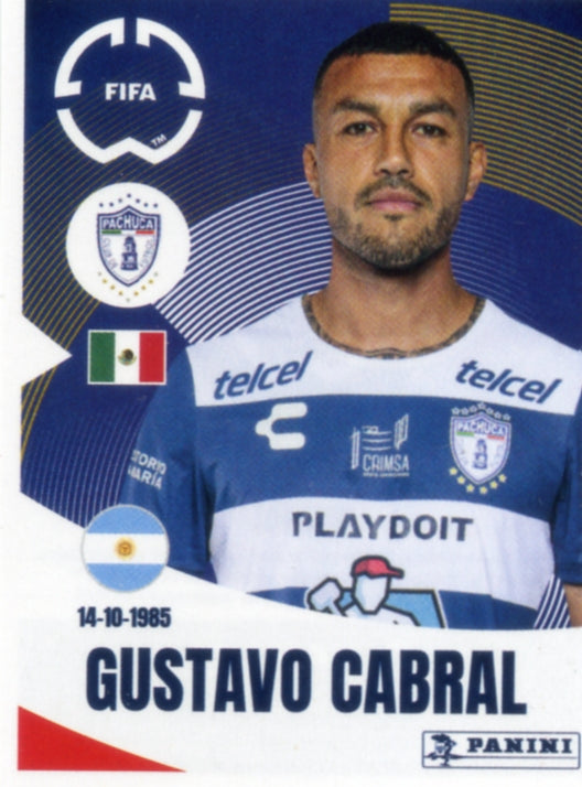 Panini Club World Cup 2025 #520 -  Gustavo Cabral (CF Pachuca)