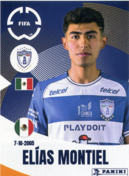 Panini Club World Cup 2025 #525 -  Elías Montiel (CF Pachuca)