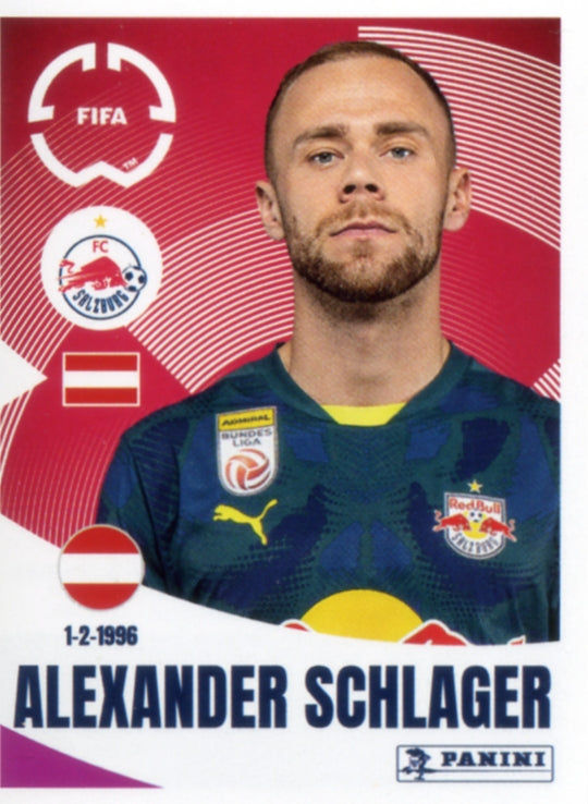 Panini Club World Cup 2025 #534 -  Alexander Schlager (Red Bull Salzbourg)