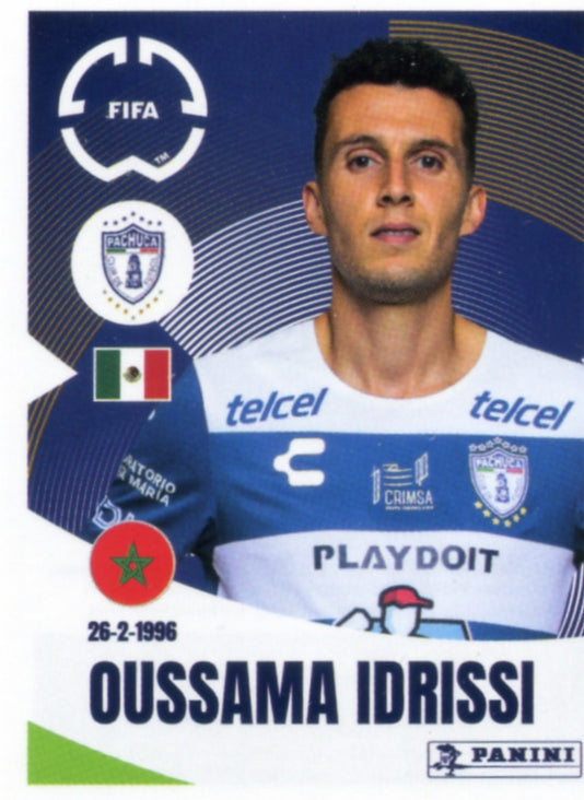 Panini Club World Cup 2025 #528 -  Oussama Idrissi (CF Pachuca)