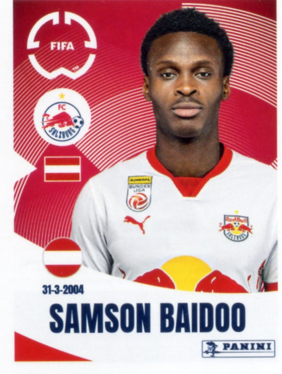 Panini Club World Cup 2025 #536 -  Samson Baidoo (Red Bull Salzbourg)