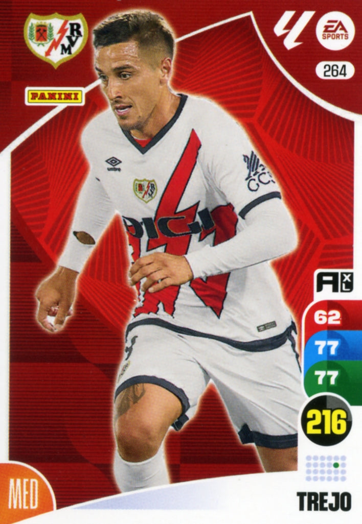 Panini Adrenalyn XL La Liga 2024/2025 - #264.  Trejo - Rayo Vallecano - 1ª Edición, Cromo RAW