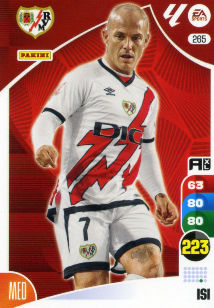 Panini Adrenalyn XL La Liga 2024/2025 - #265.  Isi - Rayo Vallecano - 1ª Edición, Cromo RAW