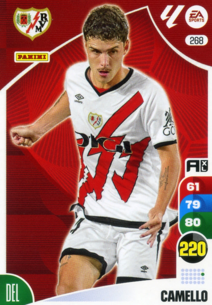 Panini Adrenalyn XL La Liga 2024/2025 - #268.  Camello - Rayo Vallecano - 1ª Edición, Cromo RAW