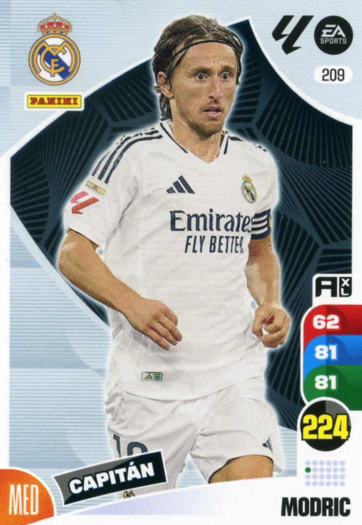 Panini Adrenalyn XL La Liga 2024/2025 - #209 - MODRIC - REAL MADRID - 1ª Edición, Cromo RAW