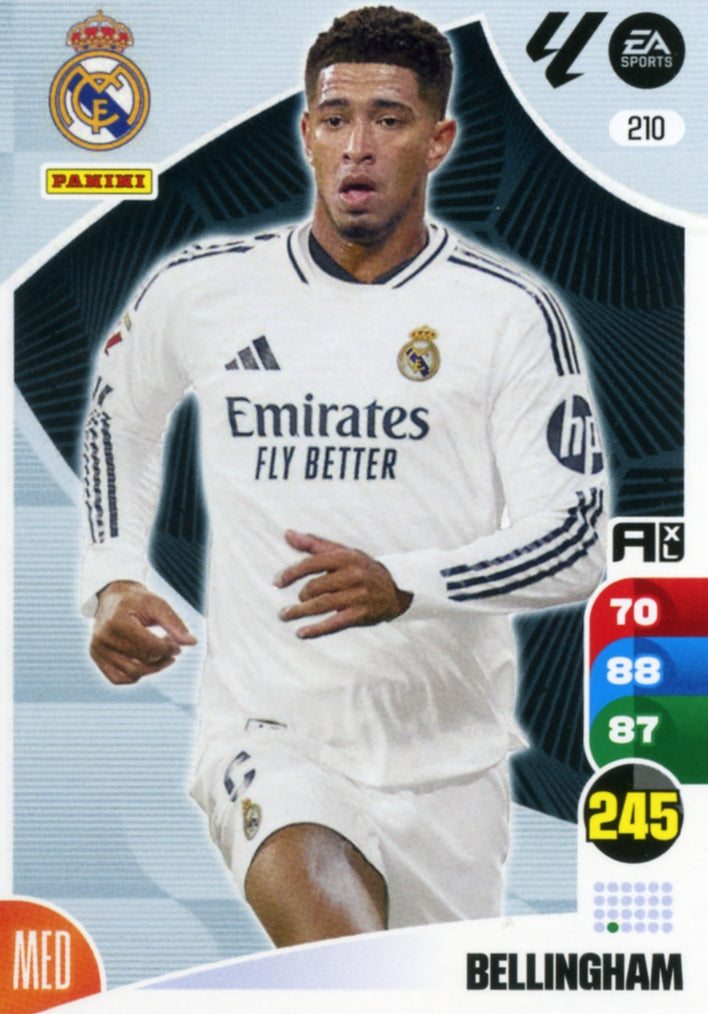 Panini Adrenalyn XL La Liga 2024/2025 - #210 - BELLINGHAM - REAL MADRID - 1ª Edición, Cromo RAW