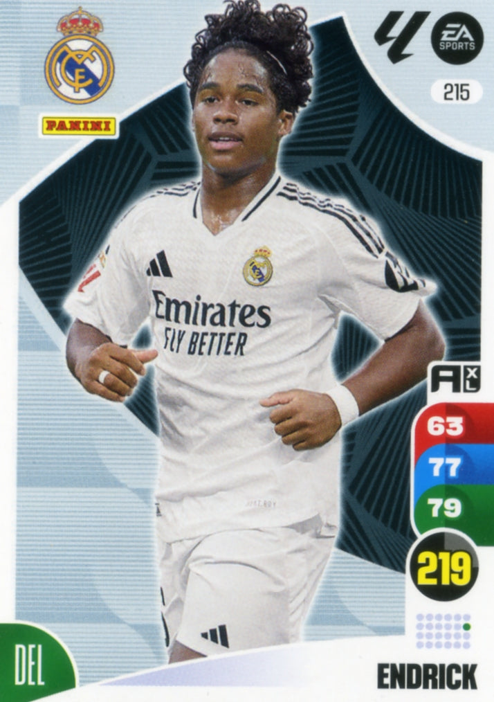 Panini Adrenalyn XL La Liga 2024/2025 - #215 - ENDRICK - REAL MADRID - 1ª Edición, Cromo RAW