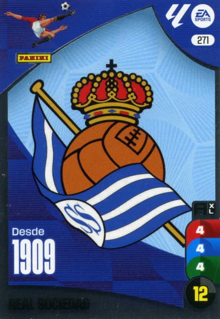 Panini Adrenalyn XL La Liga 2024/2025 - #271.  Escudo - Real Sociedad - 1ª Edición, Cromo RAW