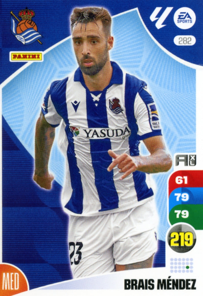 Panini Adrenalyn XL La Liga 2024/2025 - #282.  Brais Méndez - Real Sociedad - 1ª Edición, Cromo RAW