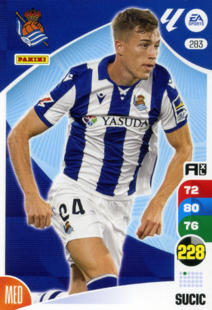 Panini Adrenalyn XL La Liga 2024/2025 - #283.  Sucic - Real Sociedad - 1ª Edición, Cromo RAW
