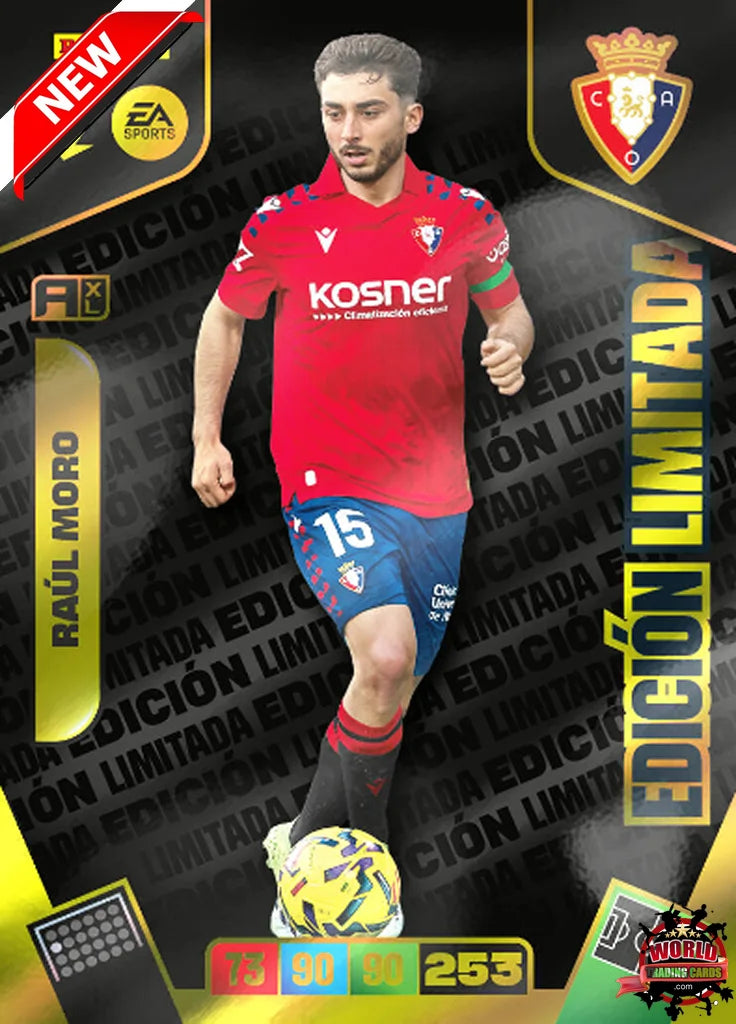 #EL022 | Panini | Adrenalyn XL | La Liga | 2025-2026 | Raul Moro | CA Osasuna | Limited Edition