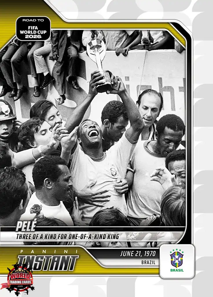 RTWC050 | Panini | Road to FIFA World Cup | 2026 | PANINI INSTANT | Pele | Base | Exclusive USA | Limited Editions | PREORDEN
