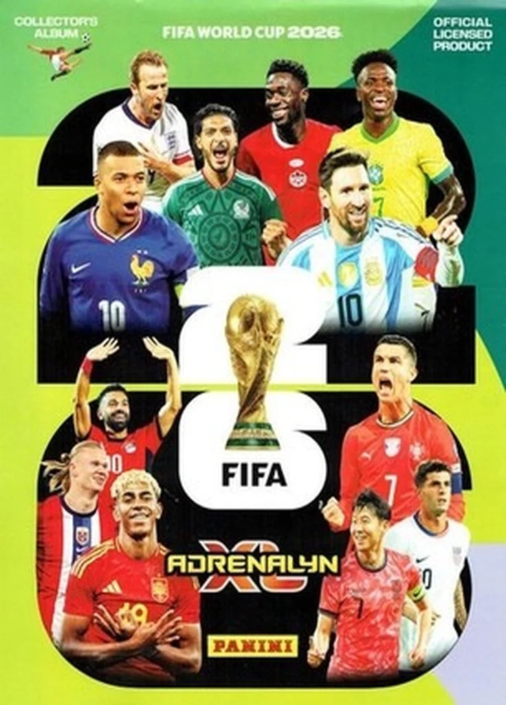 #001 / #630 | Panini | Adrenlyn XL | FIFA World Cup | 2026 | Colección Completa(*) del 1 al 630 + 3 Momentum + Álbum