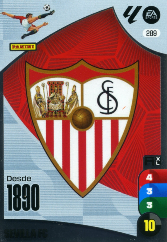 Panini Adrenalyn XL La Liga 2024/2025 - #289.  Escudo - Sevilla - 1ª Edición, Cromo RAW