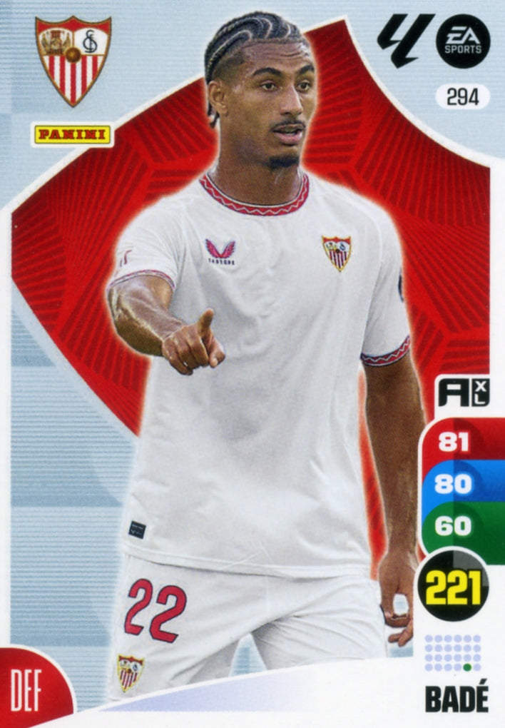 Panini Adrenalyn XL La Liga 2024/2025 - #294.  Badé - Sevilla - 1ª Edición, Cromo RAW