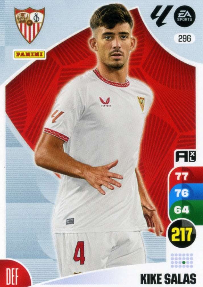 Panini Adrenalyn XL La Liga 2024/2025 - #296.  Kike Salas - Sevilla - 1ª Edición, Cromo RAW
