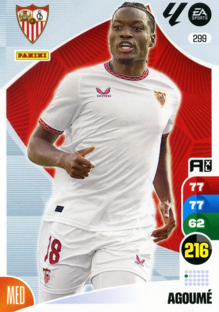 Panini Adrenalyn XL La Liga 2024/2025 - #299.  Agoumé - Sevilla - 1ª Edición, Cromo RAW