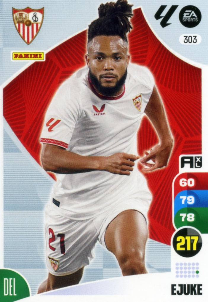 Panini Adrenalyn XL La Liga 2024/2025 - #303.  Ejuke  - Sevilla - 1ª Edición, Cromo RAW