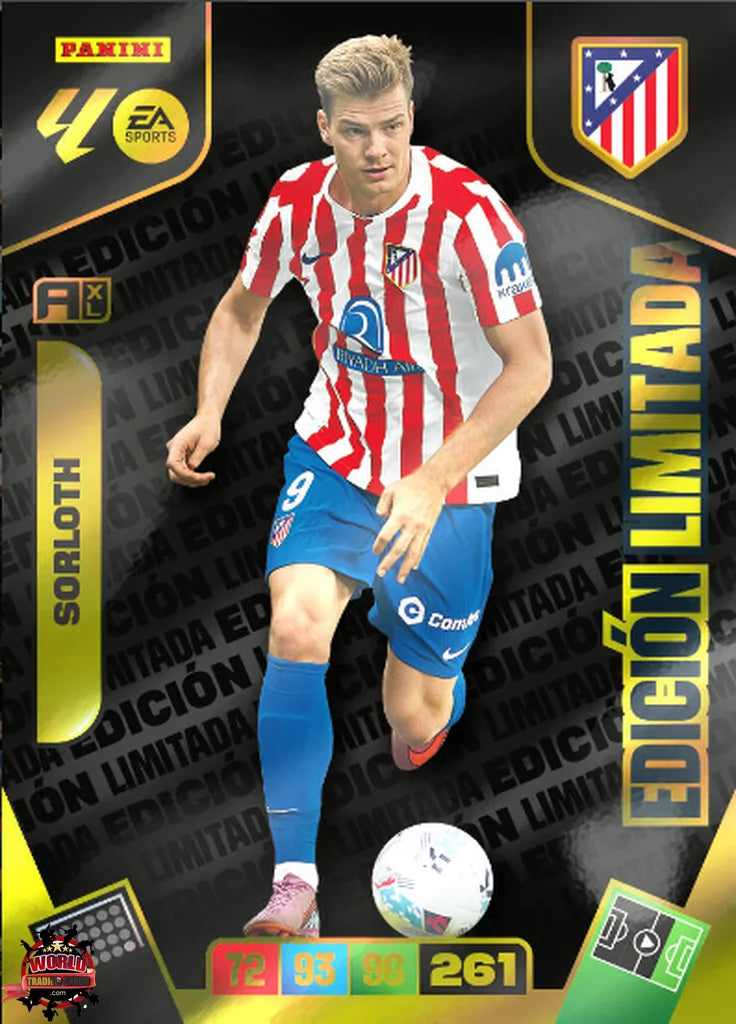 Sorloth - Atlético de Madrid - Panini Adrenalyn XL - 2025-2026 - RJ - Edición Limitada