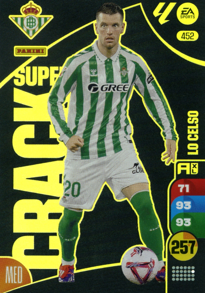 Panini Adrenalyn XL La Liga 2024/2025 - #452 - SUPER CRACK - LO CELSO - 1ª Edición, Cromo RAW