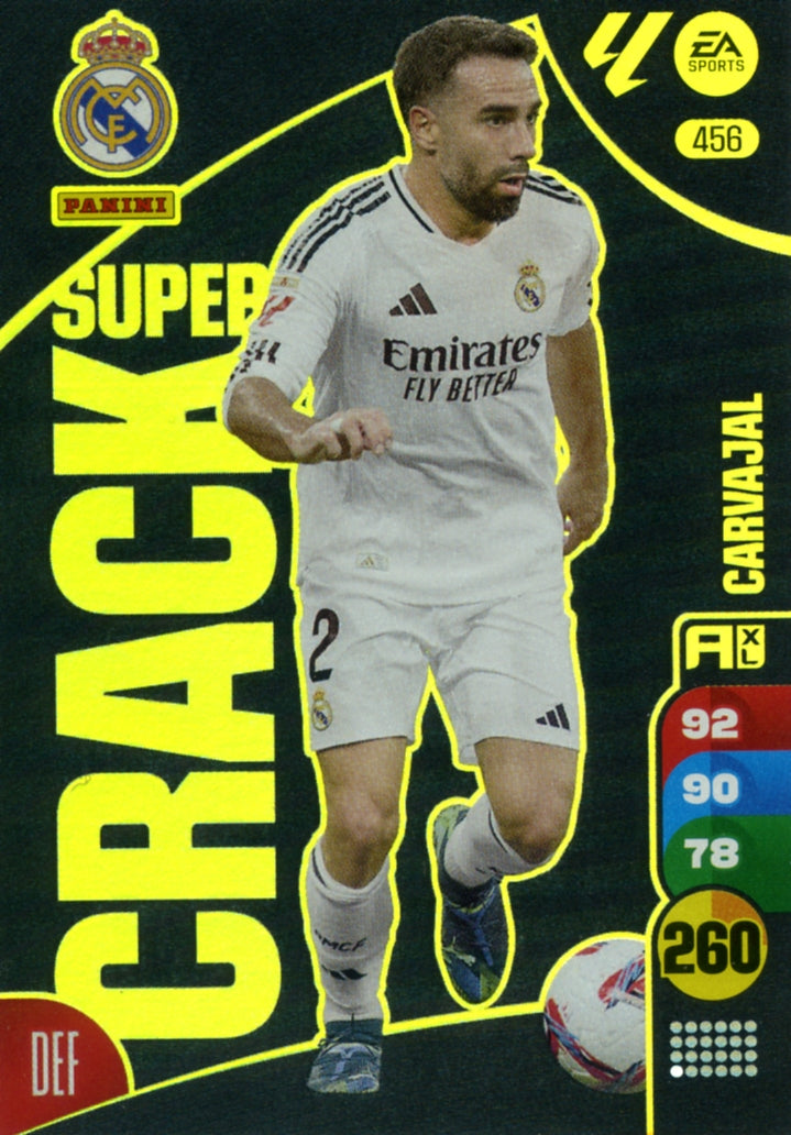 Panini Adrenalyn XL La Liga 2024/2025 - #456 - SUPER CRACK - CARVAJAL - 1ª Edición, Cromo RAW