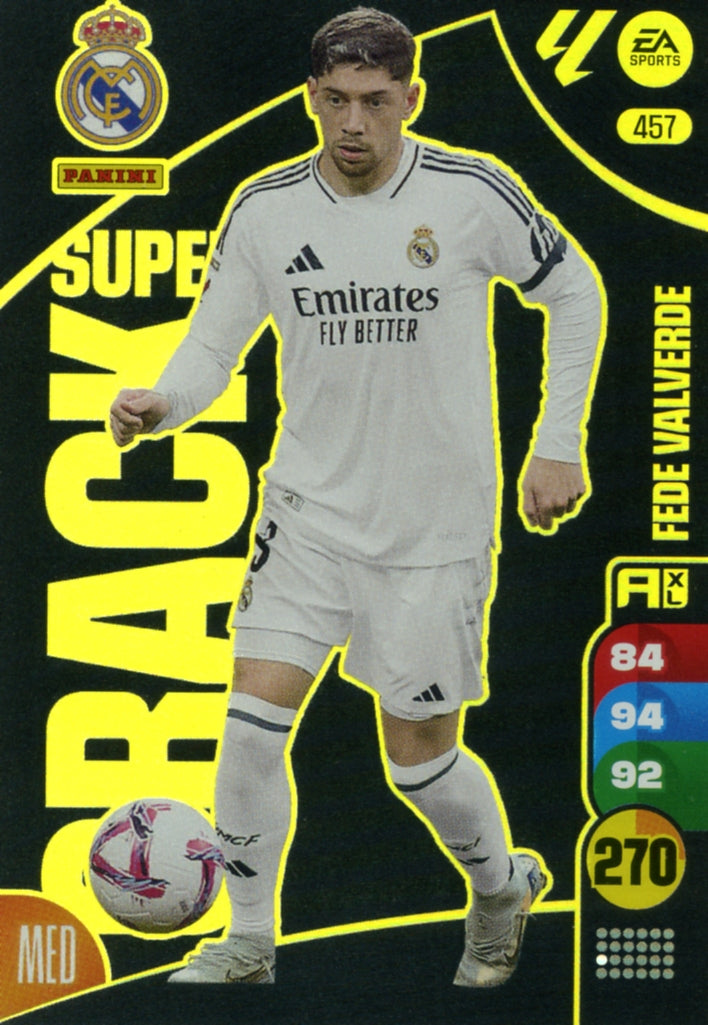 Panini Adrenalyn XL La Liga 2024/2025 - #457 - SUPER CRACK - FEDE VALVERDE - 1ª Edición, Cromo RAW