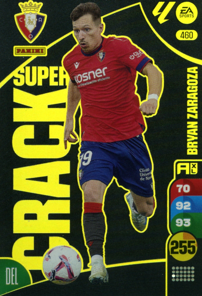 Panini Adrenalyn XL La Liga 2024/2025 - #460 - SUPER CRACK - BRYAN ZARAGOZA - 1ª Edición, Cromo RAW