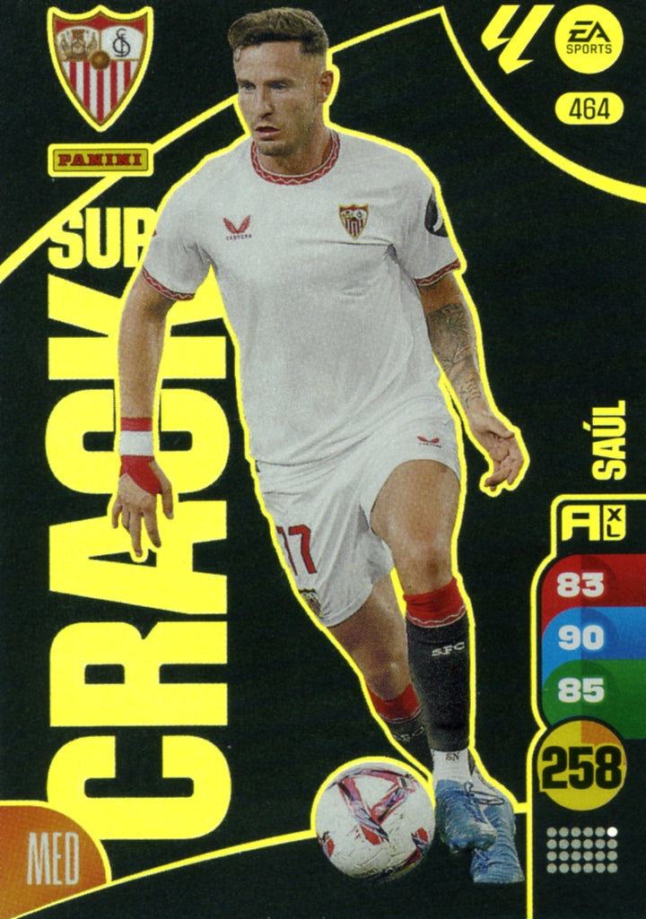 Panini Adrenalyn XL La Liga 2024/2025 - #464 - SUPER CRACK - SAÚL - 1ª Edición, Cromo RAW