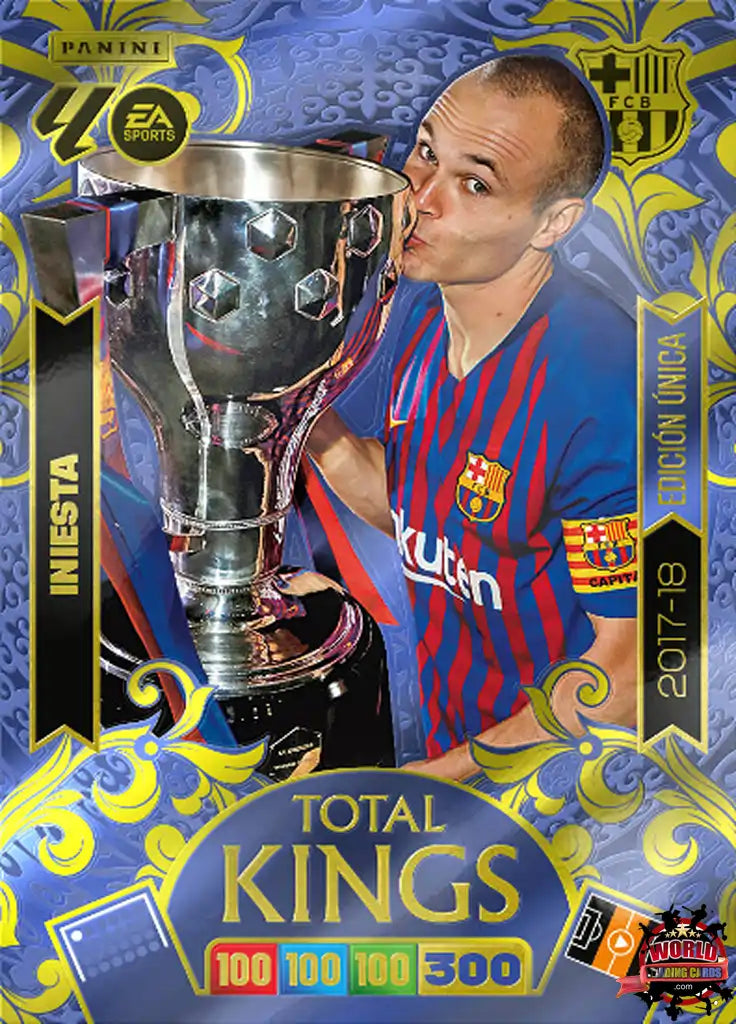 #TK09 | Panini | Adrenalyn XL | La Liga | 2025-2026 | Iniesta | Barcelona | Total Kings 2017-18