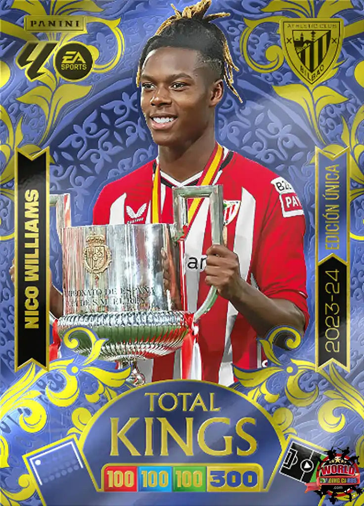 #TK12 | Panini | Adrenalyn XL | La Liga | 2025-2026 | Nico Williams | Athletic Club | Total Kings 2023-24