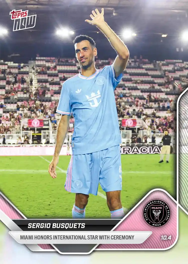 Topps Now MLS 2025-26 - Sergio Busquets #106