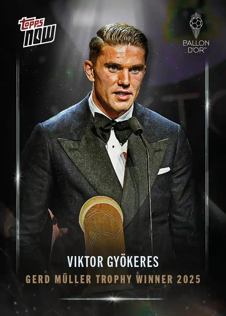 Topps Now - Viktor Gyokeres - Gerd Muller 2025 - Card #003